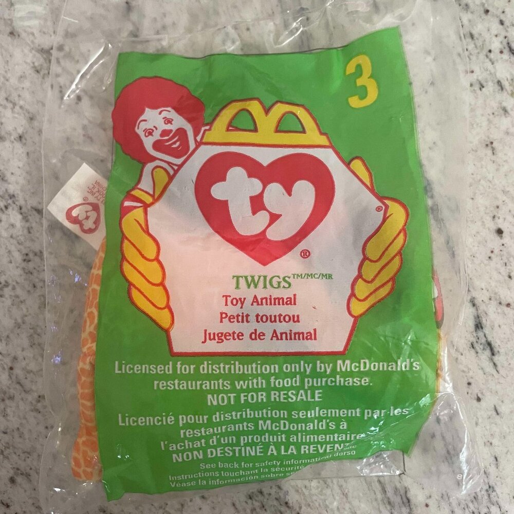 1998 McDonald’s Ty Teenie Beanie Babies - Twigs (#3)